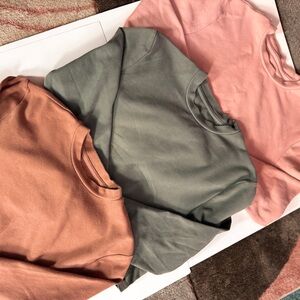 Stylish Women's Crop Tops - Pink, Green, and Brown
